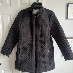 Black Quilted Jacket L